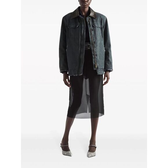 Prada Women Gonna Pencil In Georgette